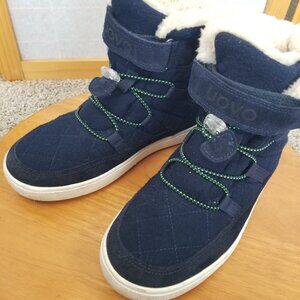 UOVO Snow Boots Navy Blue Faux Fur Lined Size EU 37 /  Women's 6.5 /  Big Kids 5